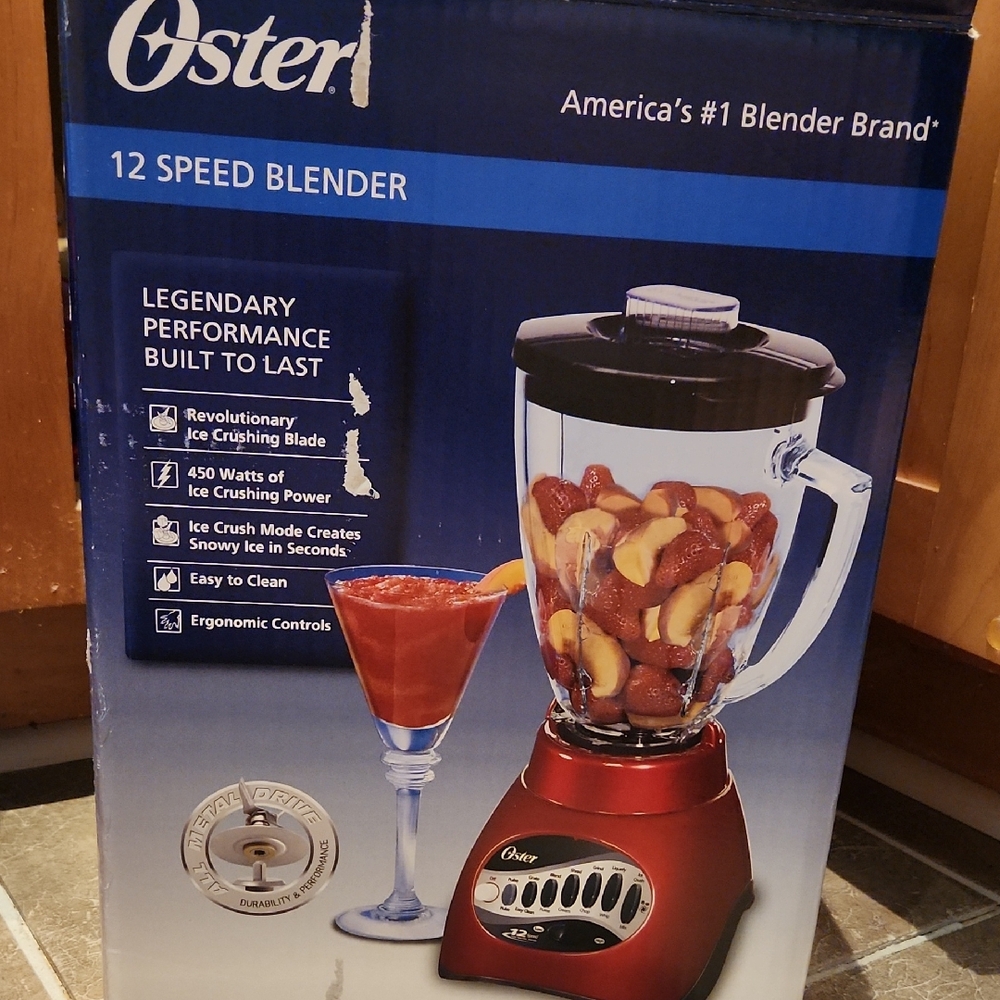 Oster Blender with Red Base